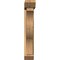 Ekena Millwork Funston Slat Rough Sawn Bracket w/ Offset Brace, Western Red Cedar, 6"W x 24"D x 36"H BKT0604X24X36FST06RWR - alternate 2
